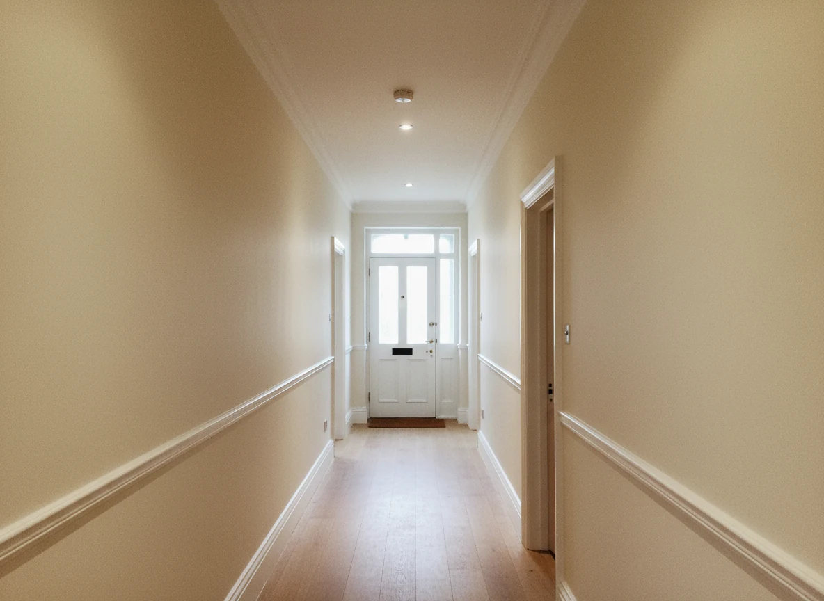 Hallway and staircase decoration in Ascot by Ascot Decorators