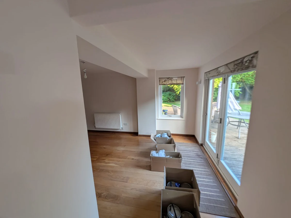 Living Room Painting in Ascot by Ascot Decorators