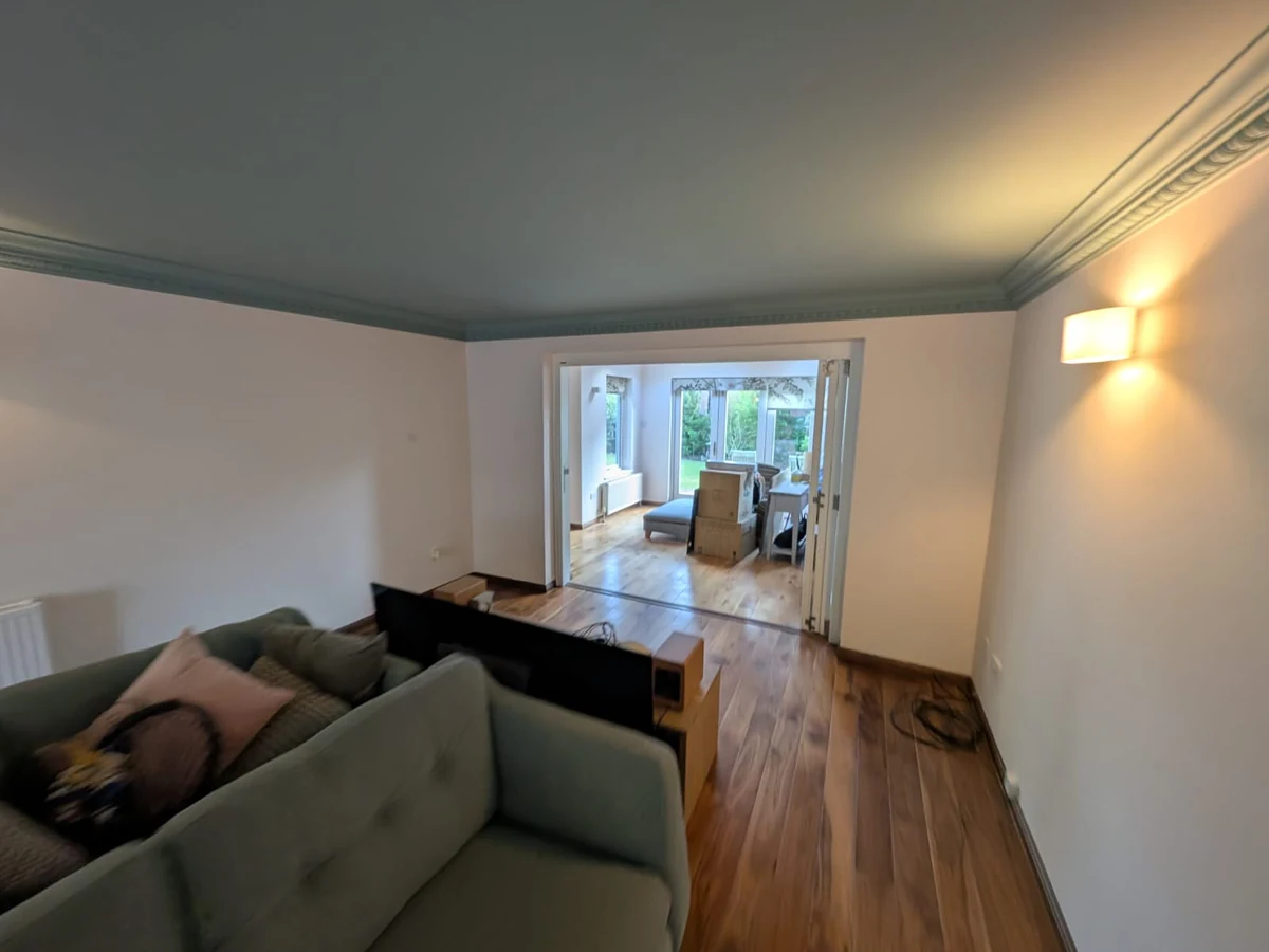 Living Room Painting in Ascot by Ascot Decorators